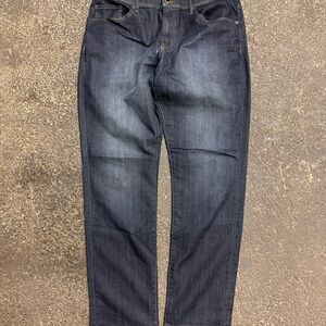 Travis Mathew Straight Leg Dark Wash Blue Jeans Stretchy Mens 36x33